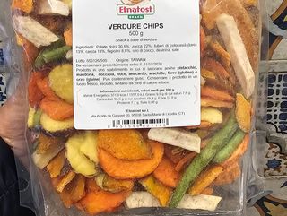 Chips di verdure 500 gr
