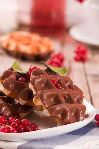 waffel con nutella