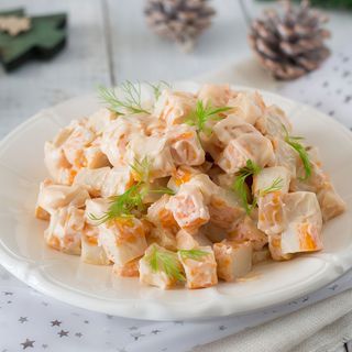 Polpa di granchio in salsa rosa