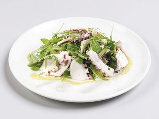 Polipo con rucola 