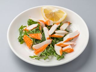 Polpa di granchio con rucola