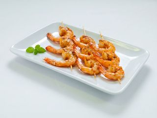 Spiedini di gamberi con salsa teriyaki - 3 pezzi