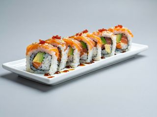 079 Uramaki spicy sake - 8 pezzi