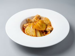 133. Pollo al curry rosso