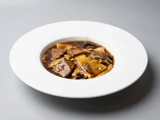 142. Manzo funghi e bambu '