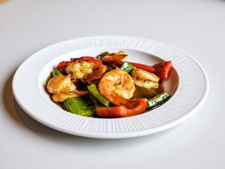151. Gamberetti curry rosso