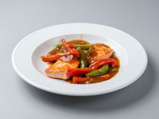 153. Salmone Al Curry Rosso