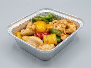 59. Pollo con peperoni