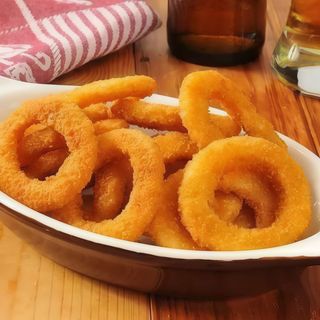 Fritto di anelli di cipolla