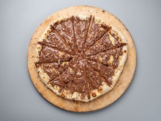 Pizza con Nutella