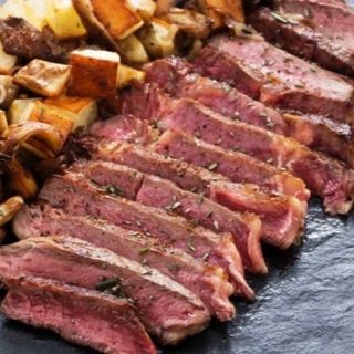 Tagliata di manzo con patate