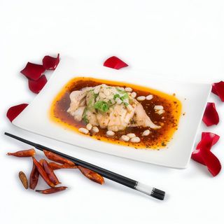 S10 Petto di pollo lessato con salsa piccante