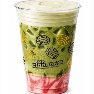 Iced latte matcha strawberry