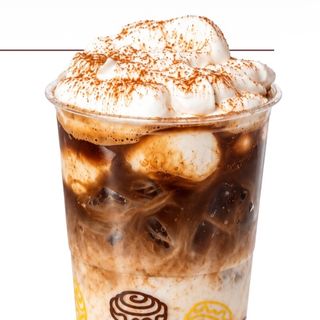 Pumpkin spice iced latte