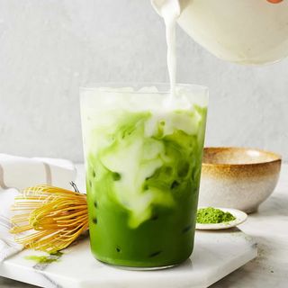 Iced latte matcha