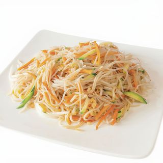 Spaghetti di Riso con Verdura Mista