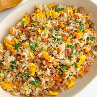 119 Riso saltato con salmone