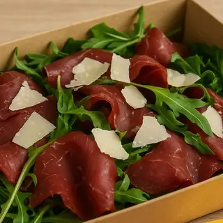 BRESAOLA RUCOLA E GRANA