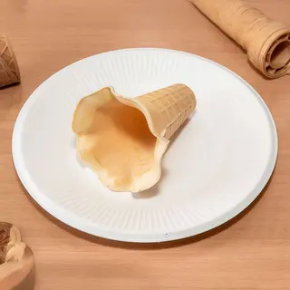 Cono cialda senza glutine vuoto