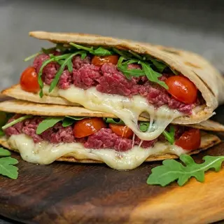 Piadina Virginia conTartàre di Manzo