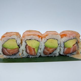 US24. sake flambe Sesamo roll - 8 pezzi