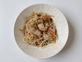 K22. Spaghetti riso pollo 