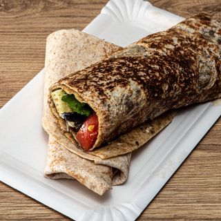 Zaatar, formaggio e verdure - vegetarian