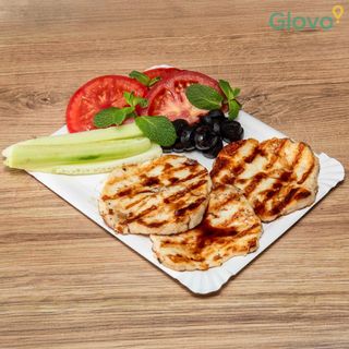 Halloumi caprese - vegetarian, gluten free