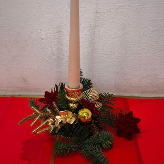 piccolo centro tavola con candela