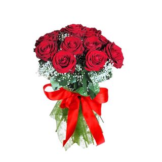 21- Bouquet di rose rosse