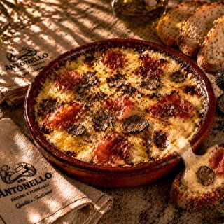 Cacio in terrina speck e tartufo