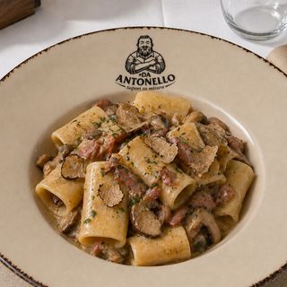 Paccheri porcini e speck