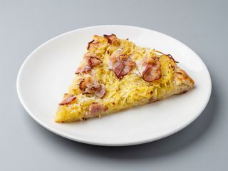 Trancio pizza patate e pancetta