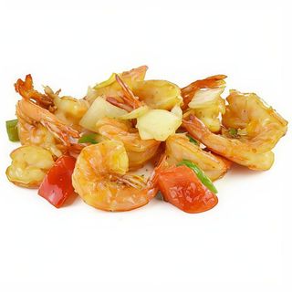 Gamberi con sale e pepe