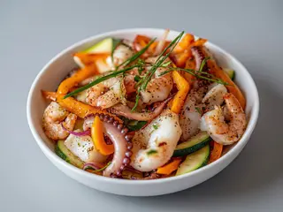 INSALATA DI MARE CON VERDURE 300gr