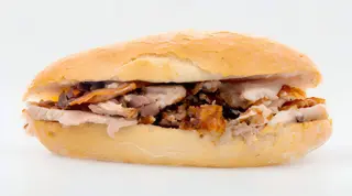 Porchetta, 1 formaggio, 1 contorno