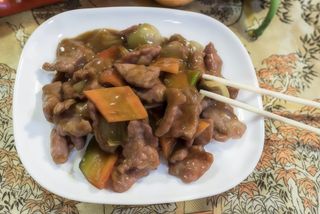 Manzo in salsa d'ostrica