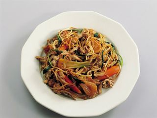 Manzo con germogli di soia