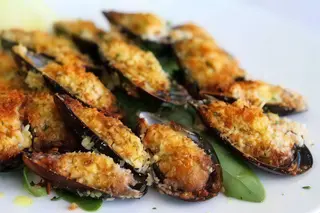 20. Cozze gratinate