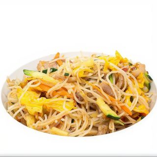 55. Spaghetti di riso piccanti