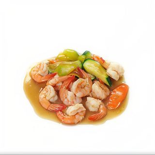 62. Gamberi con verdure 