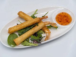 107. Involtini di gamberi