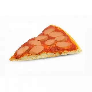 Trancio doppiapizza rossa con wurstel