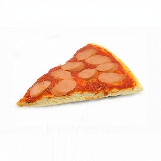 Trancio doppiapizza rossa con wurstel