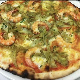 Gamberetti e carciofi