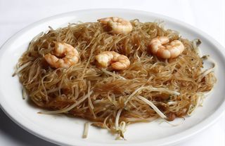 048 Spaghetti soia, frutti mare