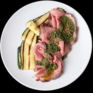 Roast Beef con salsa verde - 140 g