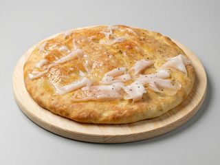 Focaccia con lardo