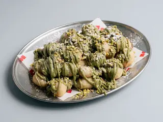 Zoccolette con crema al pistacchio