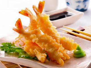 Tempura di gamberoni
